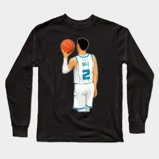 LaMelo Ball #2 Stand With Ball Long Sleeve T-Shirt